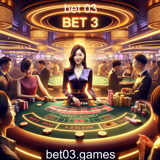Descubra o Cassino ao Vivo no 'bet 03': Uma Experiência de Jogo Inigualável